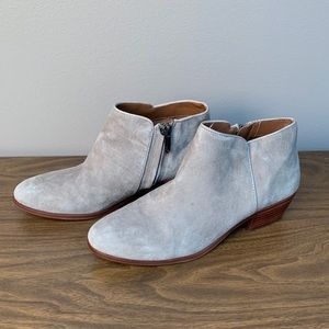 Sam Edelman Brushed Tan Suede Ankle Boots